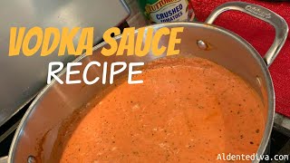 Vodka Sauce Recipe