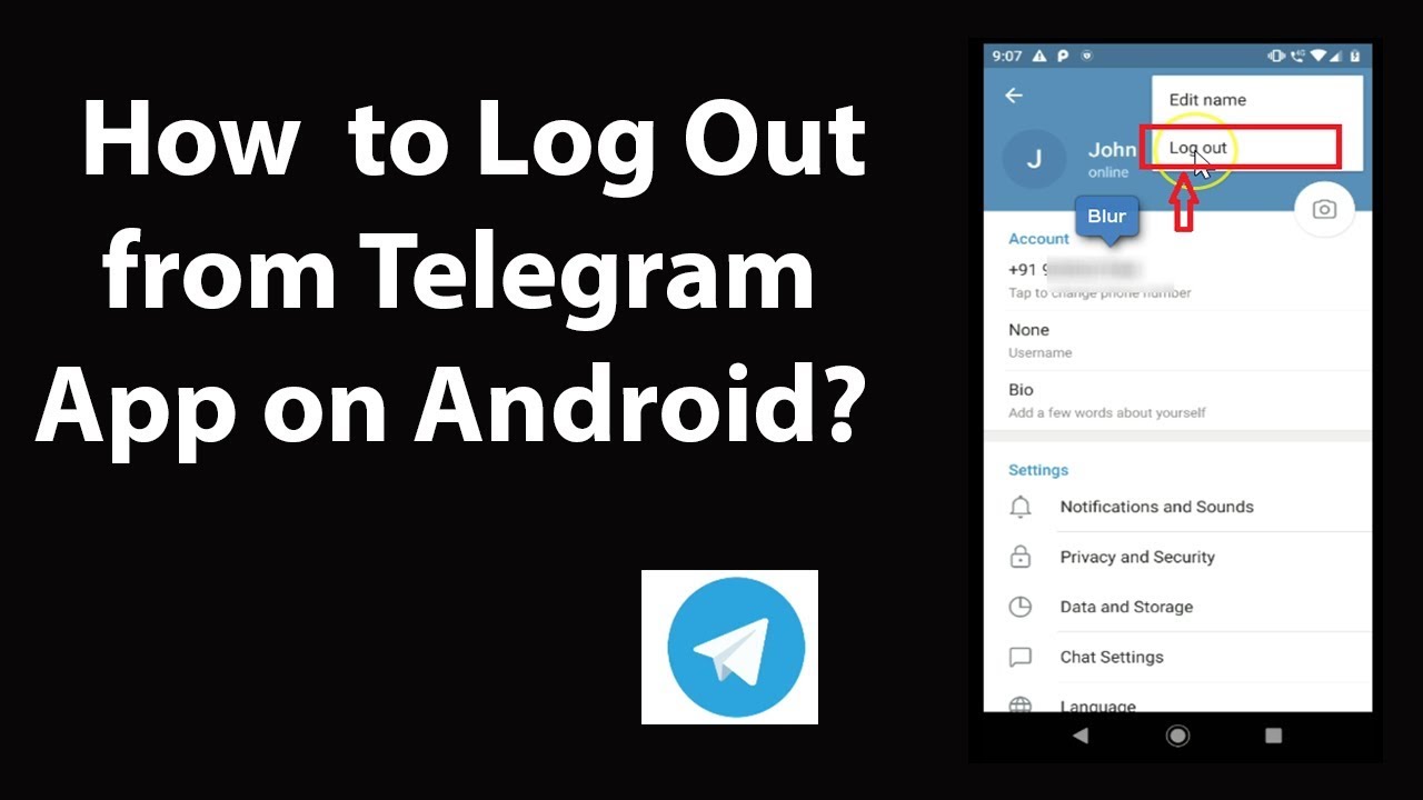 How To Log Out Of Telegram