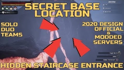 Secret Base Location For Solo, Duo & Team Players on Conan Exiles | SECRET STAIRS 2020