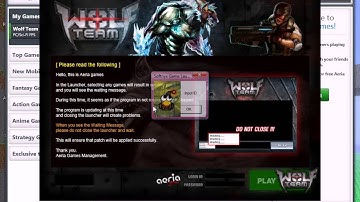 Wolfteam error