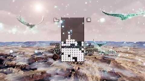 Tetris Effect STRATOSPHERE Stage - Extremely Tough - 2nd from last crazy stage - PS4 PRO