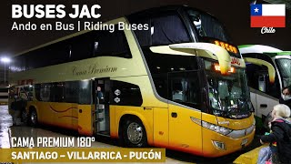 Viaje SANTIAGO - PUCON en BUSES JAC PREMIUM 180° (7777), Marcopolo G7 Scania JWBW92 | Ando en Bus