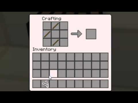 Minecraft: How to make a bow - YouTube