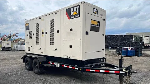Caterpillar XQ425 rental grade diesel generator CAT C13 EPA Tier 4F eng 1703 Hrs, Yr 2018  CSDG 4482