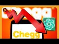 Chatgpt nuking cheggs homework business  breaking points