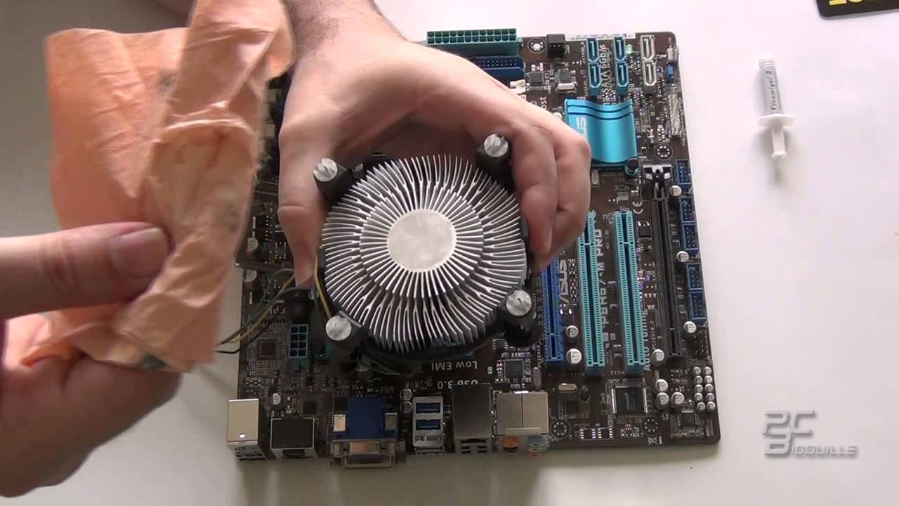 Comment bien installer la pâte thermique sur le processeur de son PC