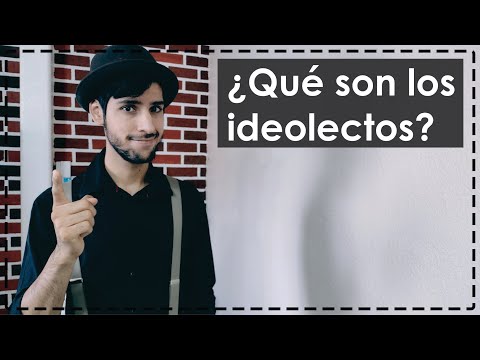 Video: ¿Qué es idiolecto y ecolecto?