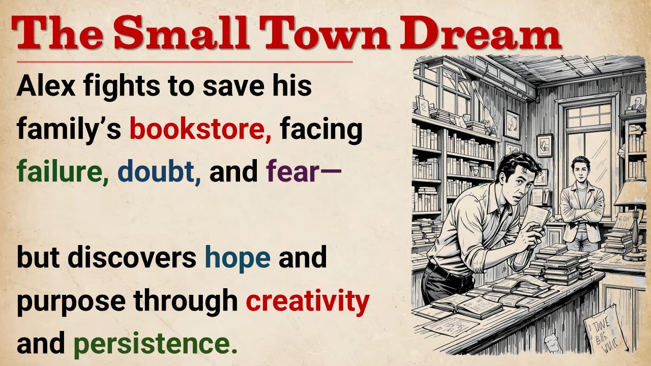 Learn English With Story 🔥 The Small Town Dream | Heartwarming Success Story | Level 4