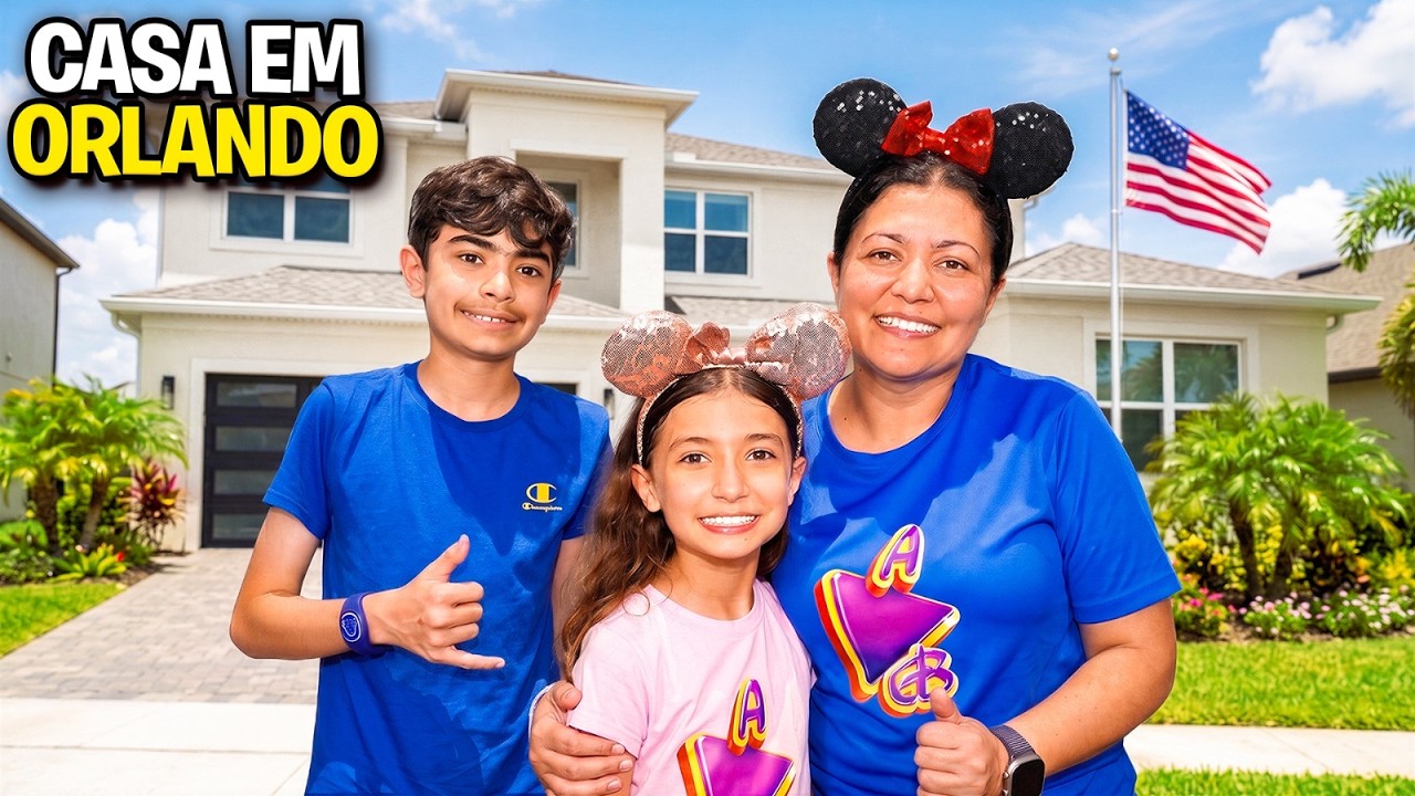 Tour pela nossa casa em Orlando! 🇺🇸✨você não imagina o que encontramos lá?!