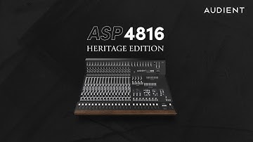 Introducing the Audient ASP4816 Heritage Edition Console