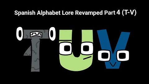 Spanish Alphabet Lore Revamped Part 4 (T-V)