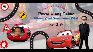 Download Lagu Acara Ulang tahun ''Allana Zidni Sambrama Rifai'' yang  Ke 2 Tahun MP3
