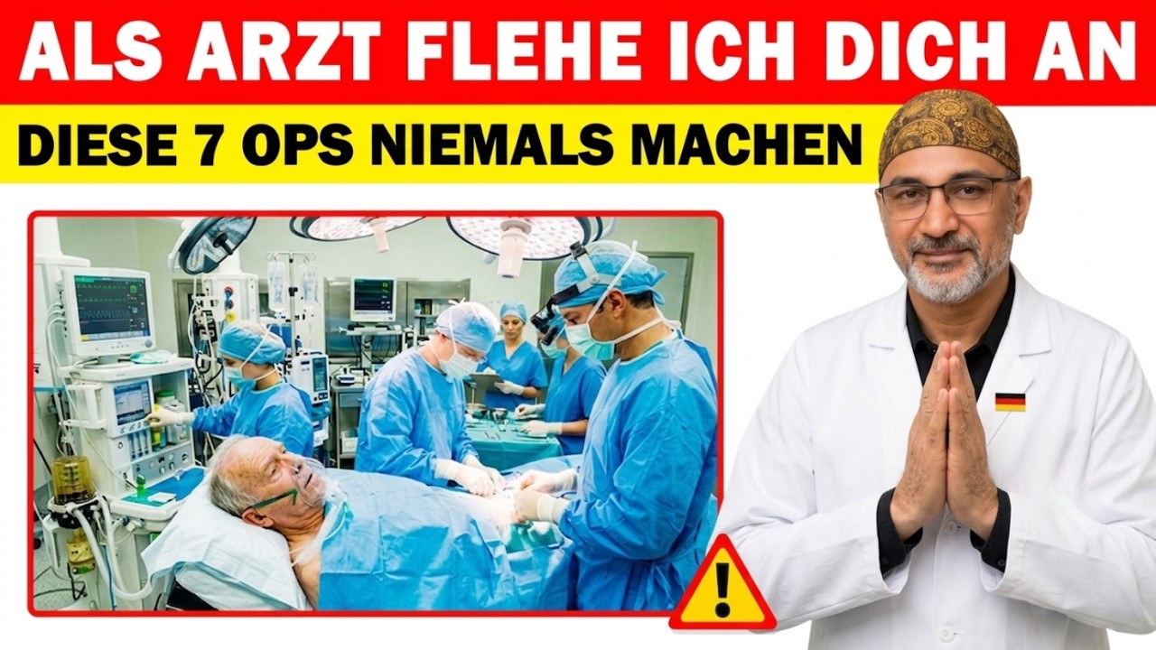 7 Operationen wirken SICHER, aber ich würde sie meiner Familie nach 60 NIEMALS erlauben