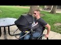 Baby Carrier Attachment for a Wheelchair