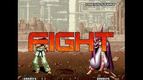 SVC Chaos - SNK vs. Capcom (Neo Geo AES) | Ryu 3rd Playthrough p.1