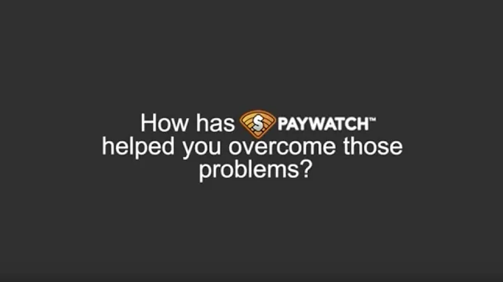 Jeanette Bailey Paywatch Testimonial: Overcoming P...