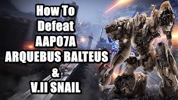Armored Core 6 - AAP07A ARQUEBUS BALTEUS / V.II SNAIL Boss Fight -   Destroy the Drive Block Mission