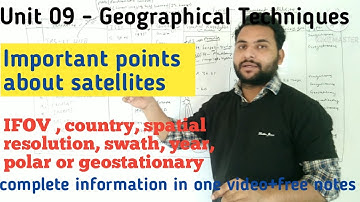 Important Satellite || remote sensing in hindi | remote sensing and gis for NTA UGC NET 2020