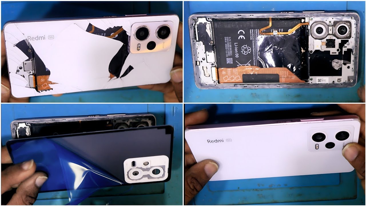 Redmi note 12 pro back glass replacement / redmi note 12 pro back panel replacement 