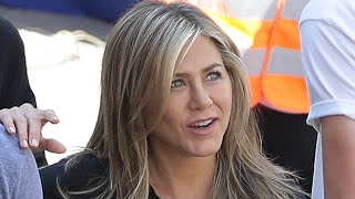 Jennifer Aniston Rocks Daisy Dukes On Set In Italy -- Check Out Her Casual Summer Style