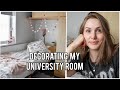 DECORATING MY UNI ROOM - BEDROOM TRANSFORMATION