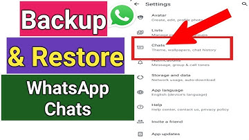 How To Backup and Restore WhatsApp Messages | Backup WhatsApp Chats