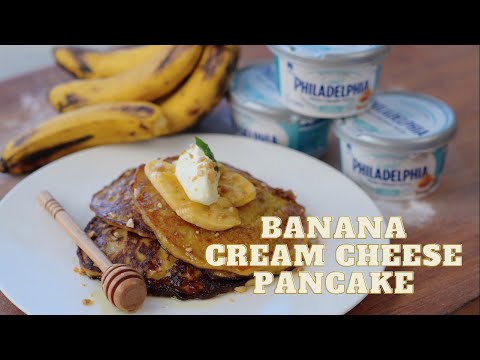 Vídeo: Delicate Banana Pancake Cream