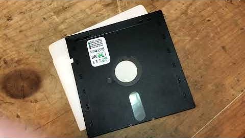 Custom floppy disk QA labels and disks with gaps in the magnetic media! 