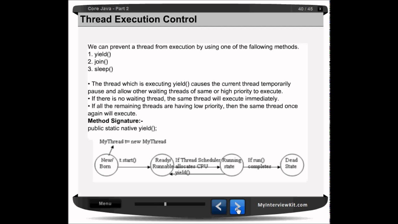 Execute method