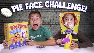 PIE FACE CHALLENGE!!! Messy Whipped Cream in the FACE Game! screenshot 3
