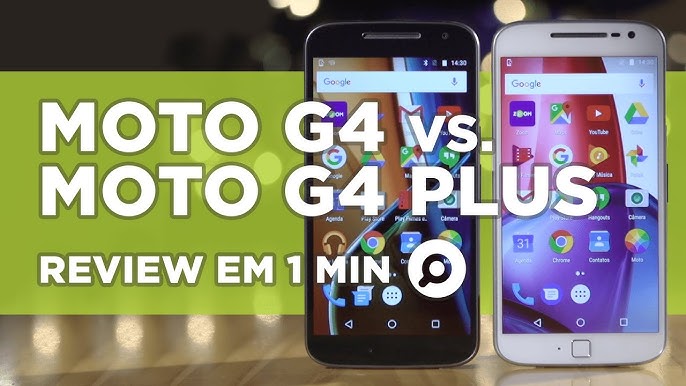 Moto G4 vs Moto G4 Play: qual smartphone Motorola escolher? - DeUmZoom