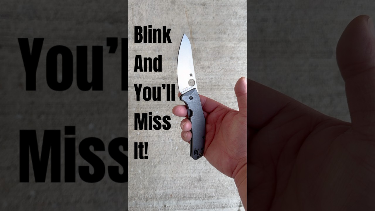 No speed up necessary. Spyderco Spydiechef 