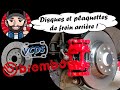 Montage disques et plaquettes de frein arrire brembo avec frein  main lectrique sur golf 7