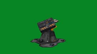 Missiles Launching Green Screen.