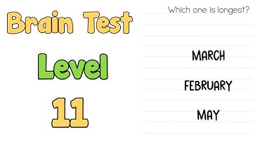 Brain Test Level 11 Answer: Which one is Longest?