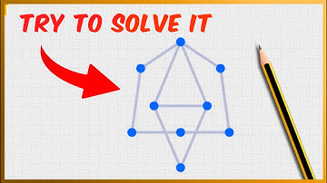 Solve This Line Puzzle Without Lifting Your Pencil 🧠 [DIFFICULT BRAIN GAME]