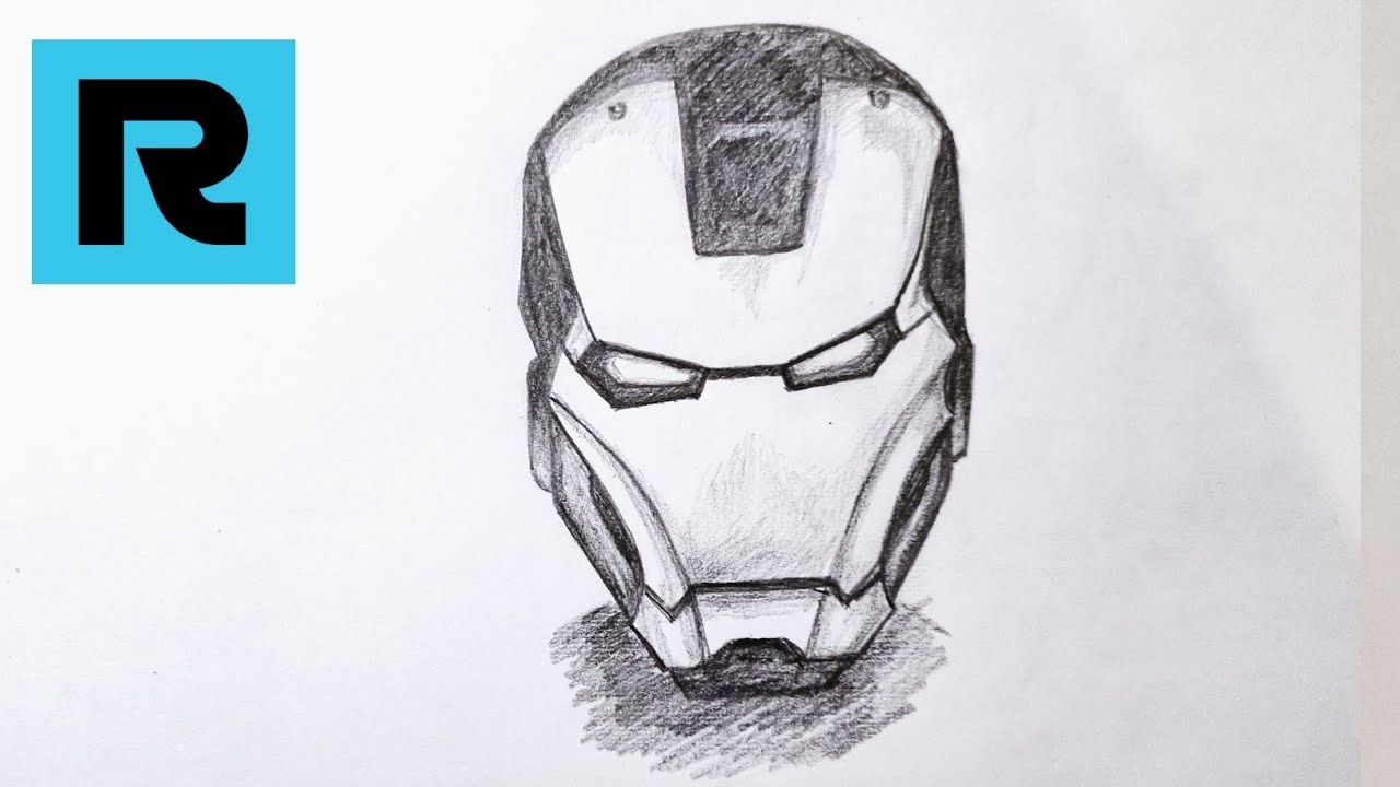 Half of the Iron Drawing by Kayleigh Semeniuk - Pixels