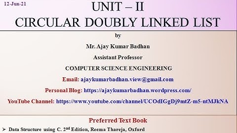Circular Doubly Linked List: Introduction & Insertion Operation