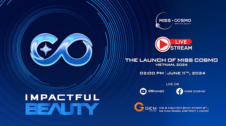 LIVESTREAM | THE LAUNCH OF MISS COSMO 2024