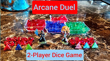 Arcane Duel: 2-Player Filler Dice Game
