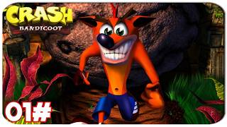 Crash Bandicoot (PSX) Part 01 - N.Sanity Island 100%