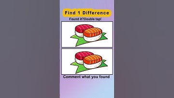 Can you spot any changes in sushi?🍣