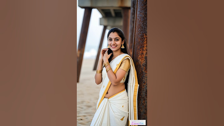Graceful Kerala Beauty in Traditional Onam Thiruvathira Saree | South Indian Elegance