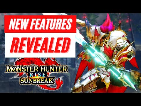 Monster Hunter Rise: Sunbreak NEW FEATURES REVEAL NEWS GAMEPLAY TRAILER MH RISE SUNBREAK モンハンライズ