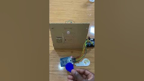 Domoticaproject met Arduino en RFID #elektronica #huisbeveiliging