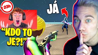 Celý den se TAJNĚ Připojuju do Fortnite Týmů..