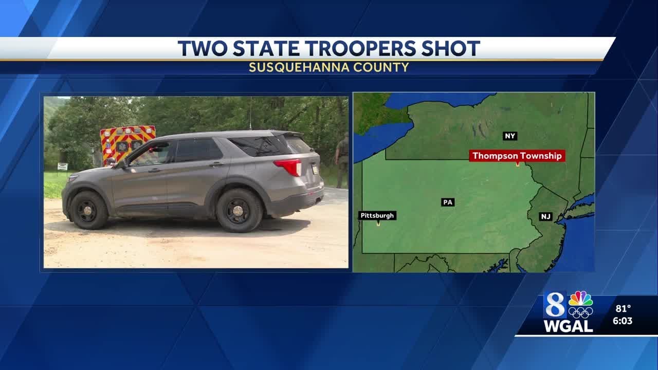 The two state troopers shot in Susquehanna County on Thursday are in ...