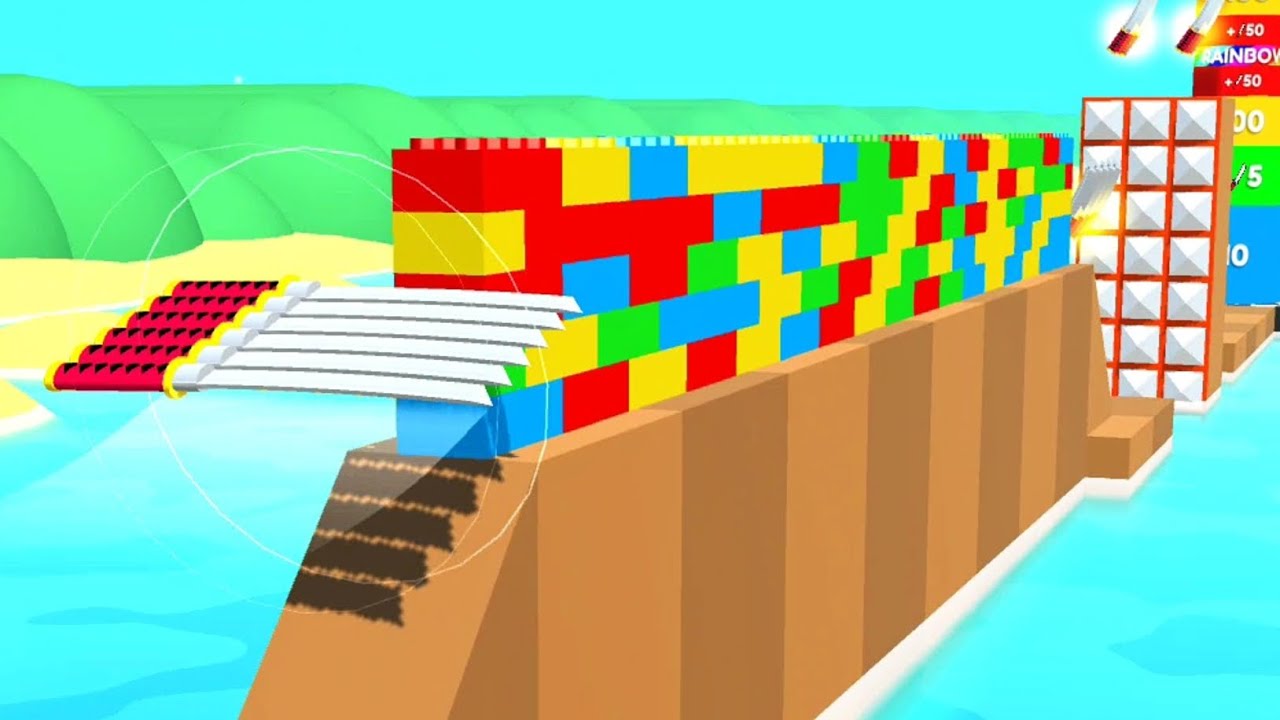 Flying Cut! Satisfying and Relaxing ASMR Slicing Gameplay Video