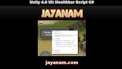Unity Healthbar Tutorial - C# Script