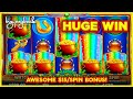 Leprechaun's Gold Rainbow Oasis Slot - HUGE WIN BONUS!